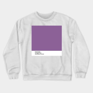 pantone 17-3628 TCX Amethyst Orchid Crewneck Sweatshirt